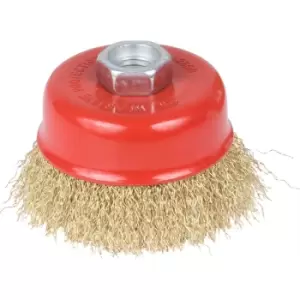 Image of Abracs Wire Crimped Cup Brush 75mm Brass