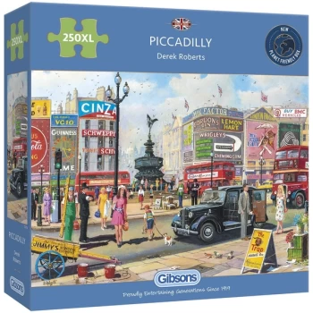 Image of Gibsons Piccadilly Jigsaw Puzzle - 250XL Pieces