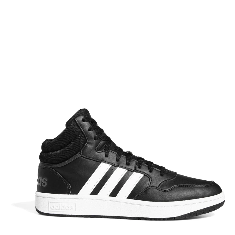 Image of adidas adidas Hoops 3.0 Mid Classic Vintage Shoes Mens - Black 9