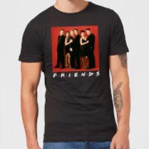 Image of Friends Character Pose Mens T-Shirt - Black