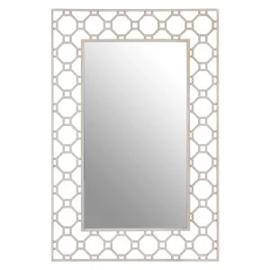 Image of Premier Housewares Zariah Wall Mirror - Antique Silver Finish
