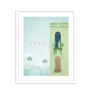 Image of The Art Group Henry Rivers Cuba Framed Art - 40x50cm