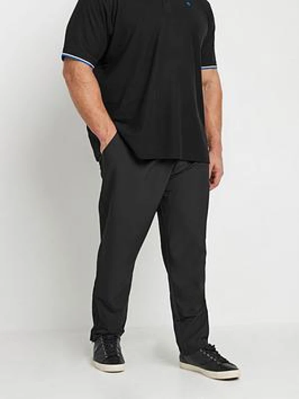 Image of BadRhino BadRhino Men Stretch Golf Trousers in Black Size: 52 Black 52 Male 5063111932542