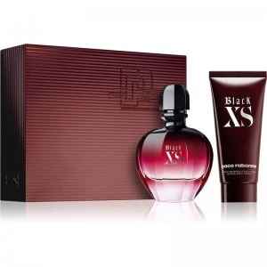 Image of Paco Rabanne Black XS Gift Set 80ml Eau de Parfum + 100ml Body Lotion