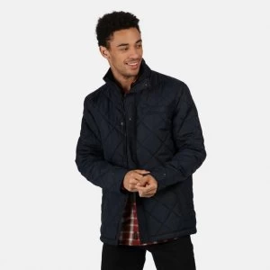Image of Regatta Blue Lockelocke Insulated Diamond Quilted Jacket - S