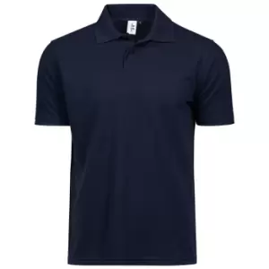 Image of Tee Jays Mens Power Pique Organic Polo Shirt (L) (Navy)