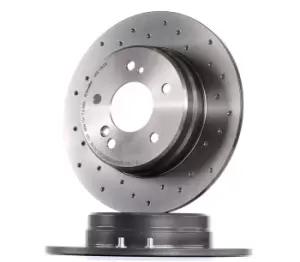 Image of PAIR BREMBO BRAKE XTRA DRILLED DISCS 08.5178.3X