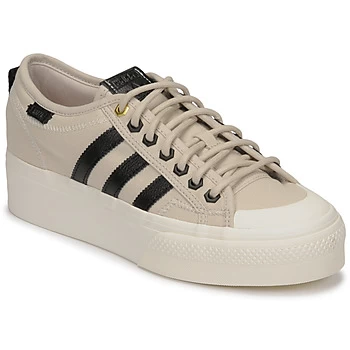 Image of adidas NIZZA PLATFORM W womens Shoes Trainers in Beige