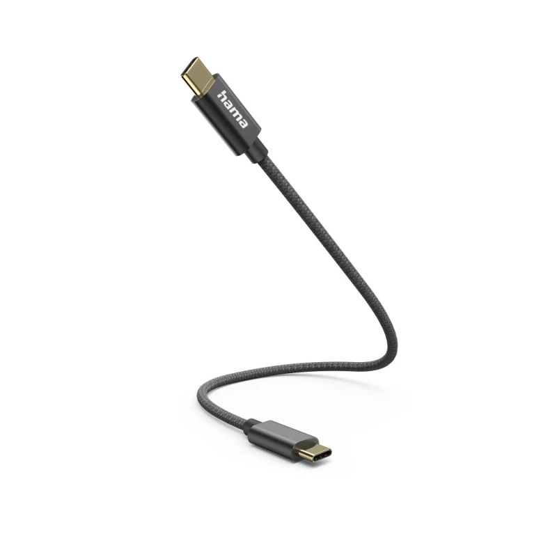 Image of Hama Hama 00201604 USB cable USB 2.0 0.2 m USB C Black 00201604