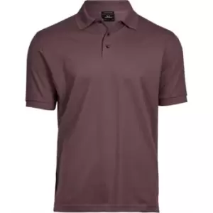 Image of Tee Jays Mens Luxury Stretch Pique Polo Shirt (S) (Grape)