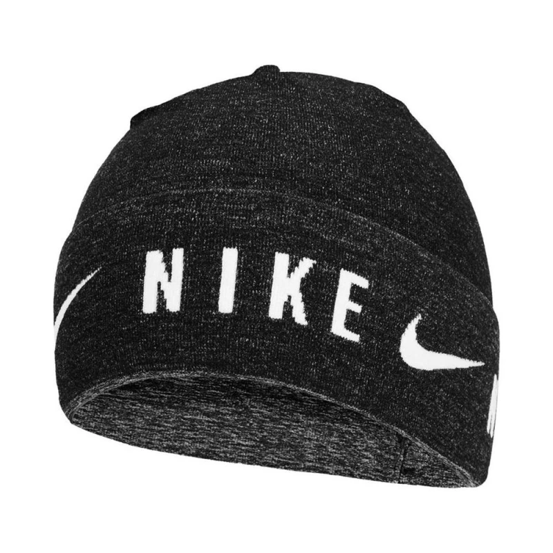 Image of Nike Mens U Knitted Dri-FIT Cuffed Beanie in Black Male One Size