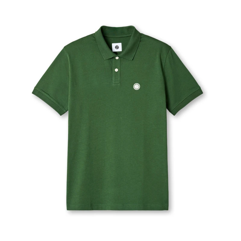 Image of Pretty Green Mens Jerry Short-Sleeve Polo Shirt Forest male Small
