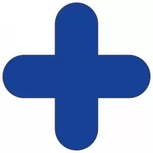 Image of Floor Signals - H.300 x W.300 - Pack of 50 - Blue