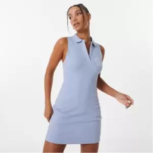 Image of Slazenger Sofia Richie Sleeveless Polo Dress - Blue