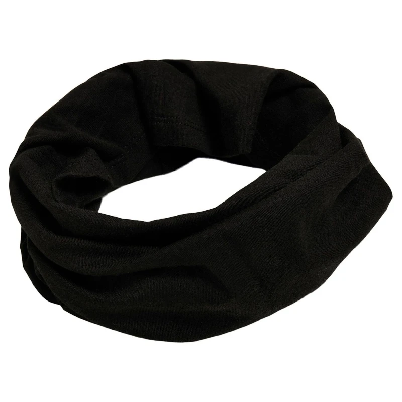 Image of Build Your Brand Mens Tube Cotton Scarf in Black Male One Size