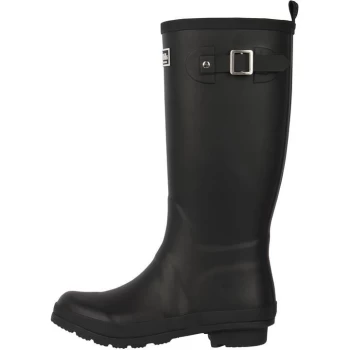 Image of Jack Wills Tall Wellies - Black Matt