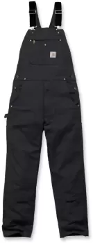 Image of Carhartt Bib Overall, black, Size 32, black, Size 32