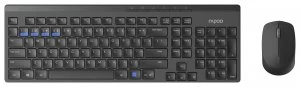 Image of Rapoo 8100M Multi-Mode Wireless Mouse and Keyboard Deskset