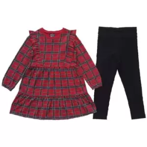 Image of SoulCal Long Sleeve Dress Set Infant Girls - Red