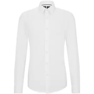Image of Boss Hank Kent Slim Fit Shirt - White