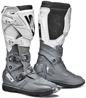 Image of Sidi X-3 Motocross Boots Grey White