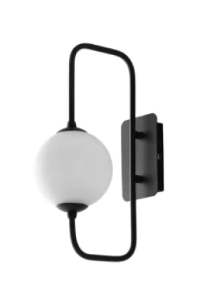 Image of Neutron Globe Frame Table Lamp, Black Opal, G9
