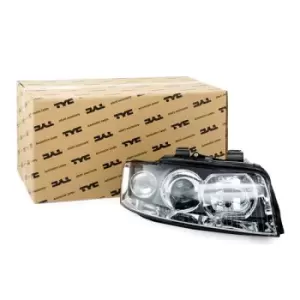 Image of TYC Headlights Right 20-0007-05-2 Headlamp,Headlight AUDI,A4 Avant (8E5, B6),A4 Limousine (8E2, B6)