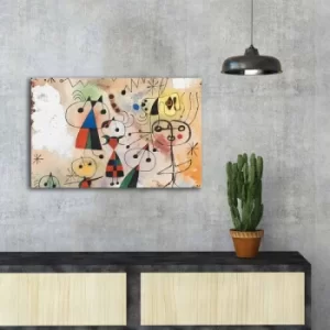 Image of FAMOUSART-041 Multicolor Decorative Canvas Painting
