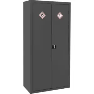 Image of CoSHH Substance Cabinet - 900 x 460 x 1800mm - Two Doors - 2-Point Key Lock
