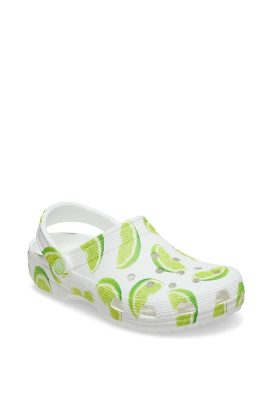 Image of Crocs Classics Fresh Fruits Clog Slippers Green 37-38