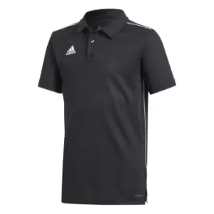 Image of adidas Core 18 Polo Junior Boys - Black