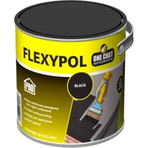 Image of RoofPro Flexypol One Coat Roof Sealer (Black) 2.5L