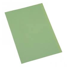 Image of 5 Star Foolscap Square Cut Folder Recycled Pre-punched 180gsm Green Pack of 100