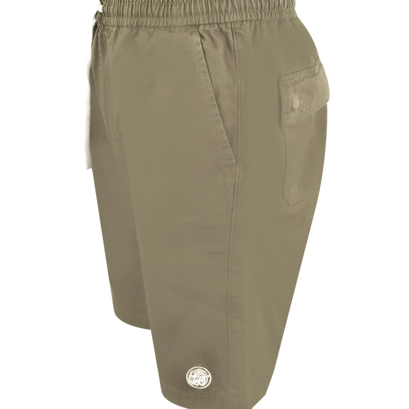 Image of Pretty Green Mens Casual Woven Tracksuit Shorts Khaki male Small
