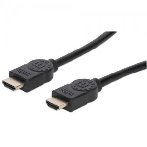 Image of manhattan HDMI Cable with Ethernet 4K Male/Male 1.8 m