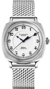 Image of Duckworth Prestex Watch Bolton Verimatic White Steel Mesh