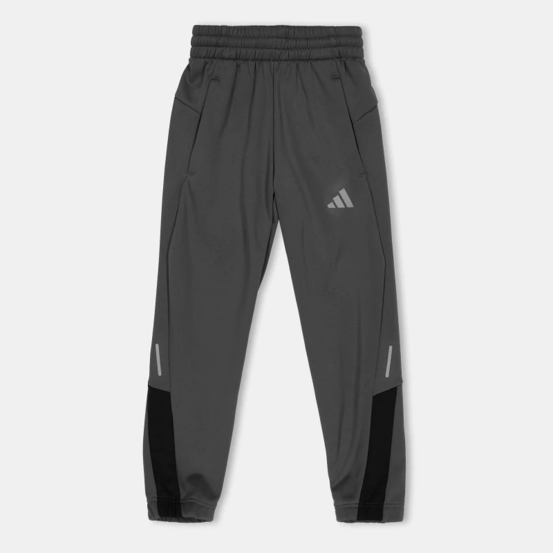 Image of adidas Kids Closed Hem Poly Joggers Closed Hem Poly Tracksuit Bottoms 7-8 Years Grey 48301202175
