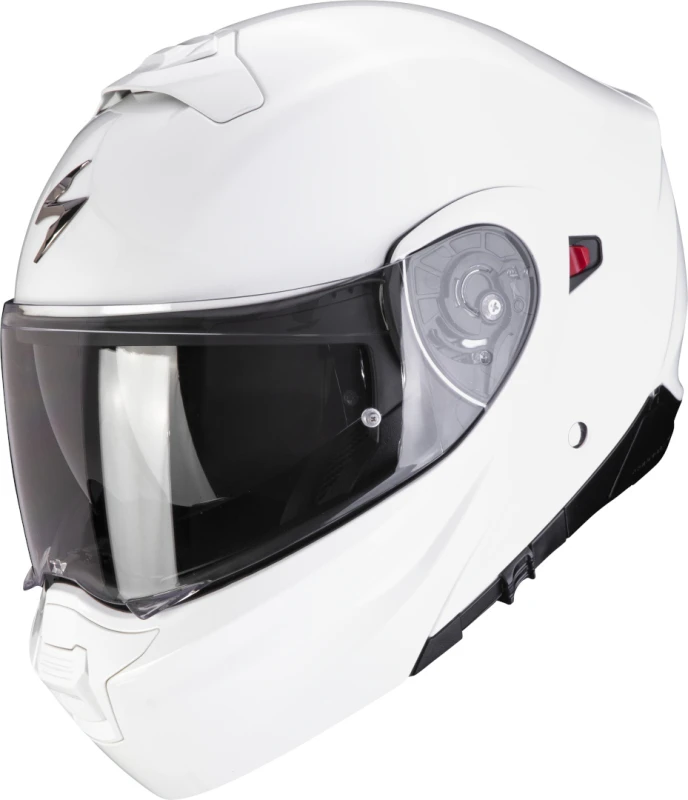 Image of Scorpion EXO-930 Evo Solid White Modular Helmet Size 2XL