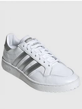 Image of Adidas Originals Team Court - White/Silver