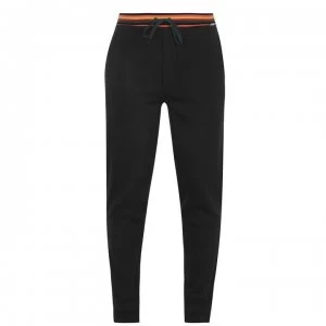 Image of Paul Smith Underwear Stripe Jersey Jogging Pants - Black 79