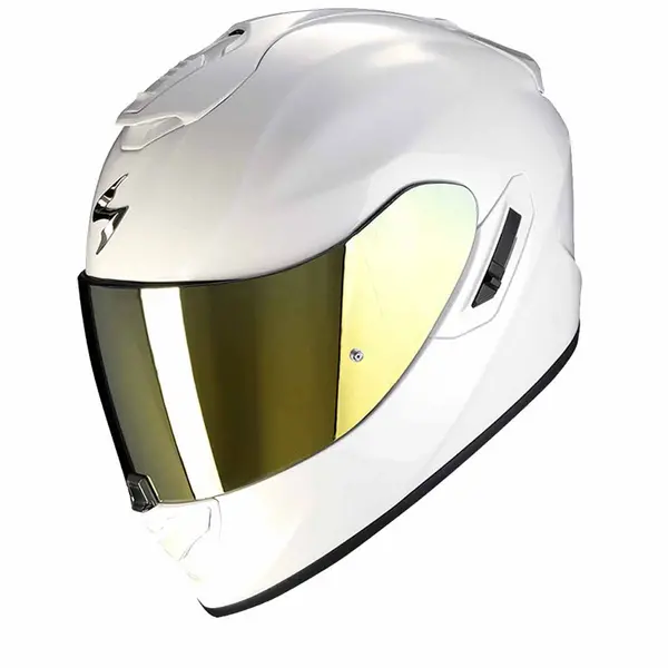 Image of Scorpion EXO-1400 Evo II Air Solid Pearl White Full Face Helmet 2XL