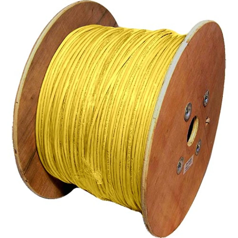 Image of Cablenet Cat6 Yellow U/UTP PVC 24AWG Stranded Patch Cable 500m Reel