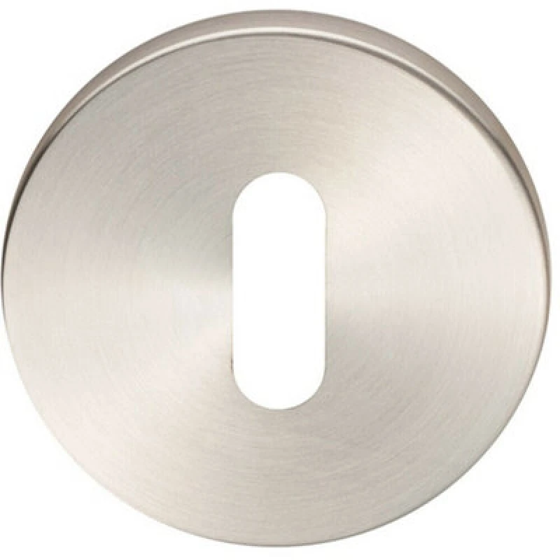 Image of Loops 52mm Standard Lock Profile Open Slim Escutcheon Concealed Fix Satin Steel Metallics unisex