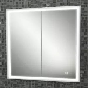 Image of Vanquish 80 Double Door Recessed LED Bathroom Cabinet 730mm H X 830mm W - HIB