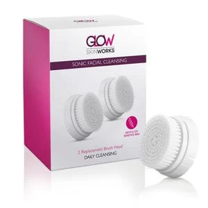 Image of Glow Skin Works Replacement Brush Head 2 pack