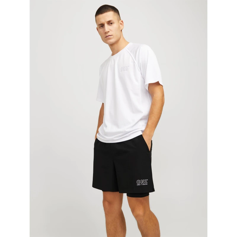 Image of Jack and Jones Mens Performance Gym Shorts Black male L
