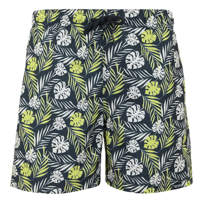 Image of Regatta Loras Swim Short Navy Leaf male XL