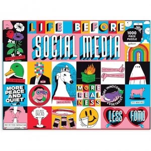 Image of Life Before Social Media 1000 Piece Puzzle