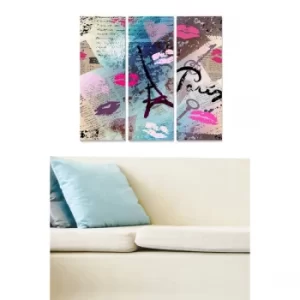 Image of MDF55945903 Multicolor Decorative MDF Painting (3 Pieces)