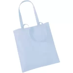 Image of Westford Mill Promo Bag For Life - 10 Litres (One Size) (Pastel Blue) - Pastel Blue